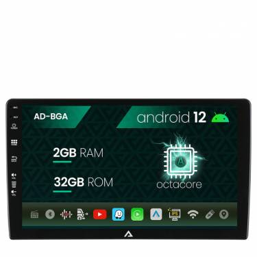 Navigatie All-in-one Universala - Android 12 - A-Octacore 2GB RAM + 32GB ROM - 101 Inch - AD-BGA10002